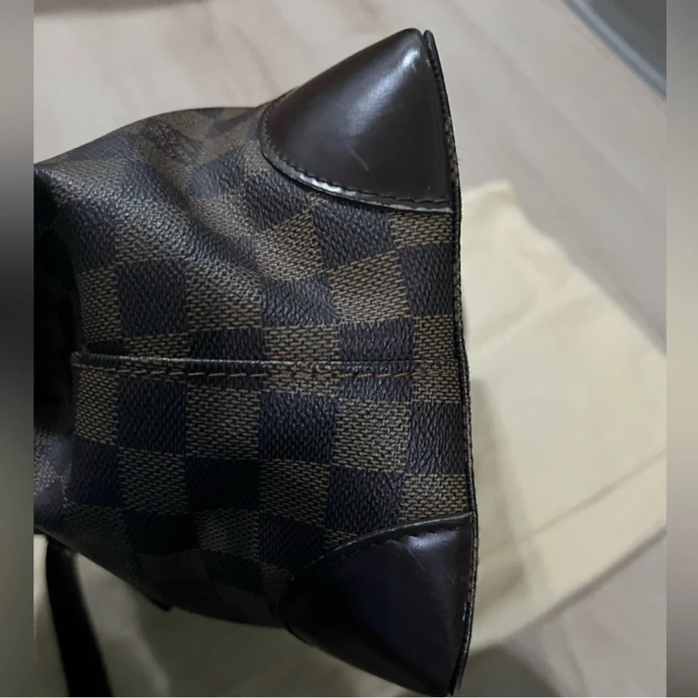 Louis Vuitton Brown Damier Ebene Canvas Shoulder Bag